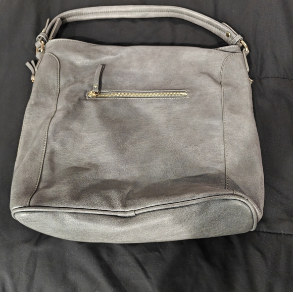 Gray Leather Women's Bag - Picture 2 of 5